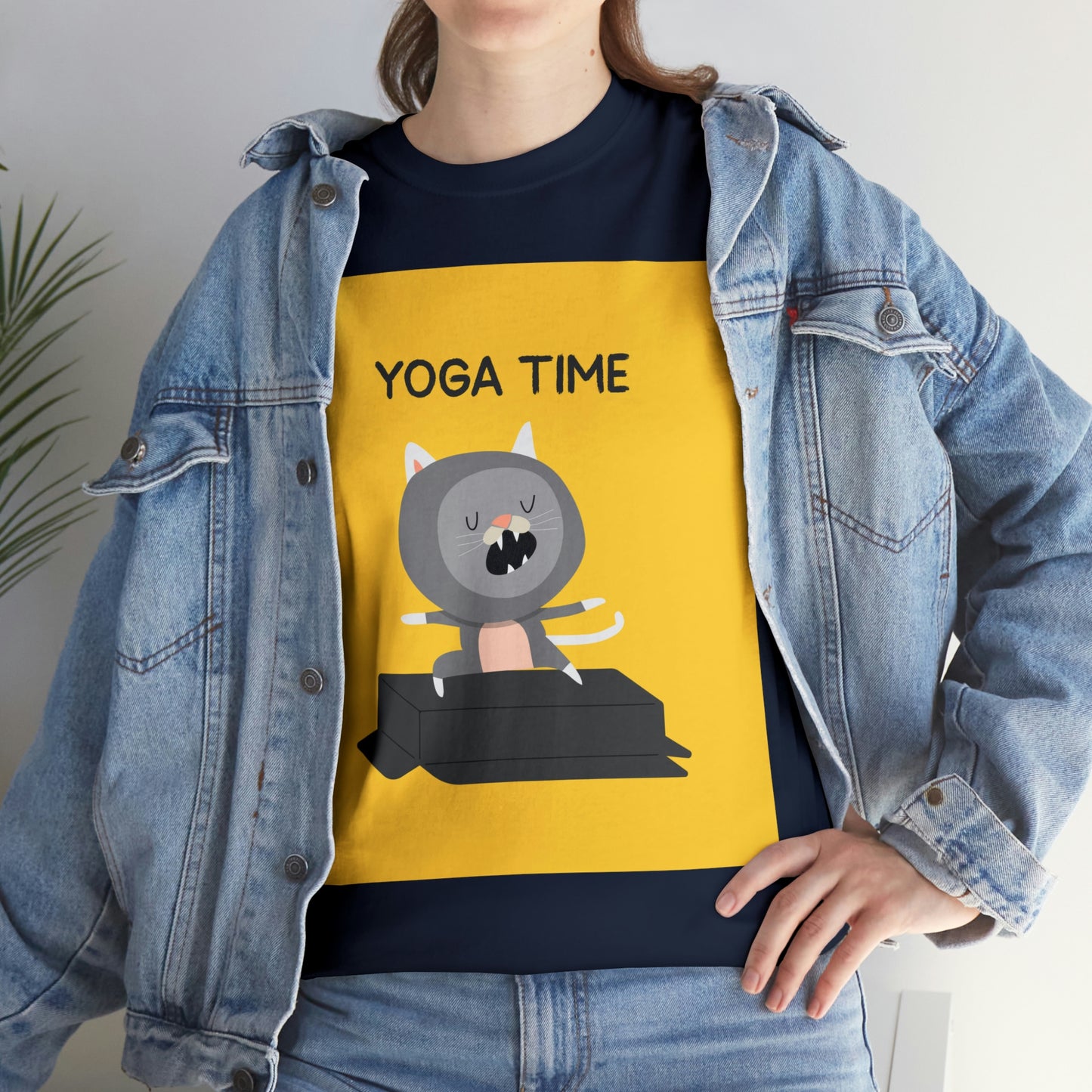 Yoga Session With Cat