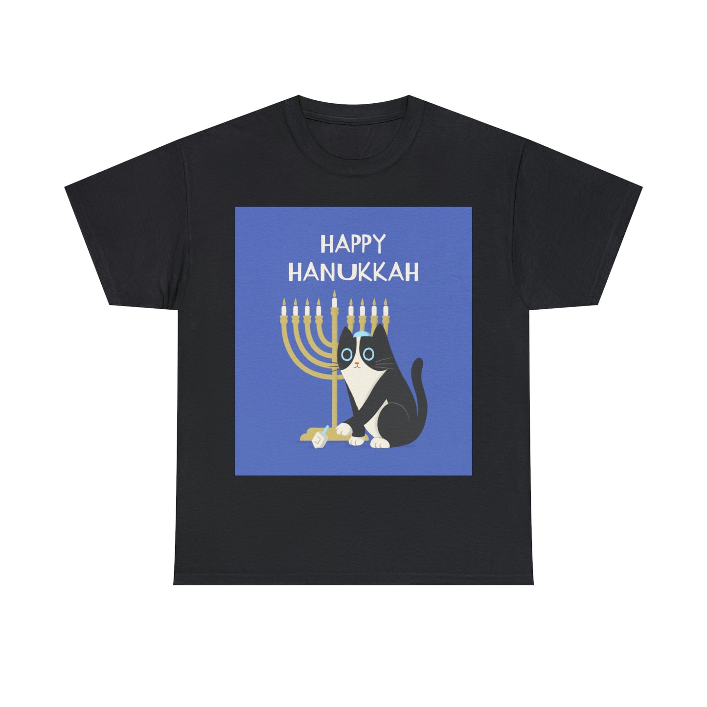 Cat Wishes A Happy Hanukkah