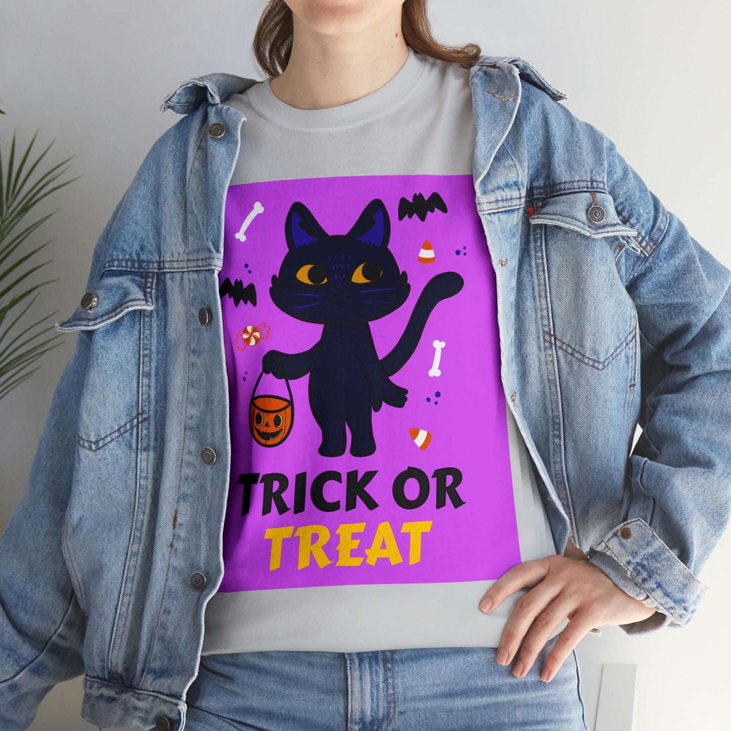 Black Cat Is Ready For The Candies