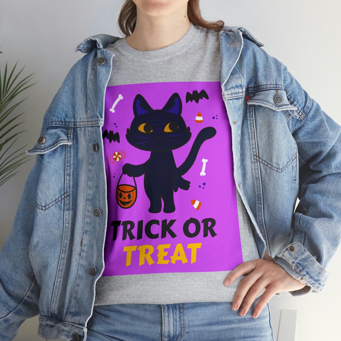 Black Cat Is Ready For The Candies