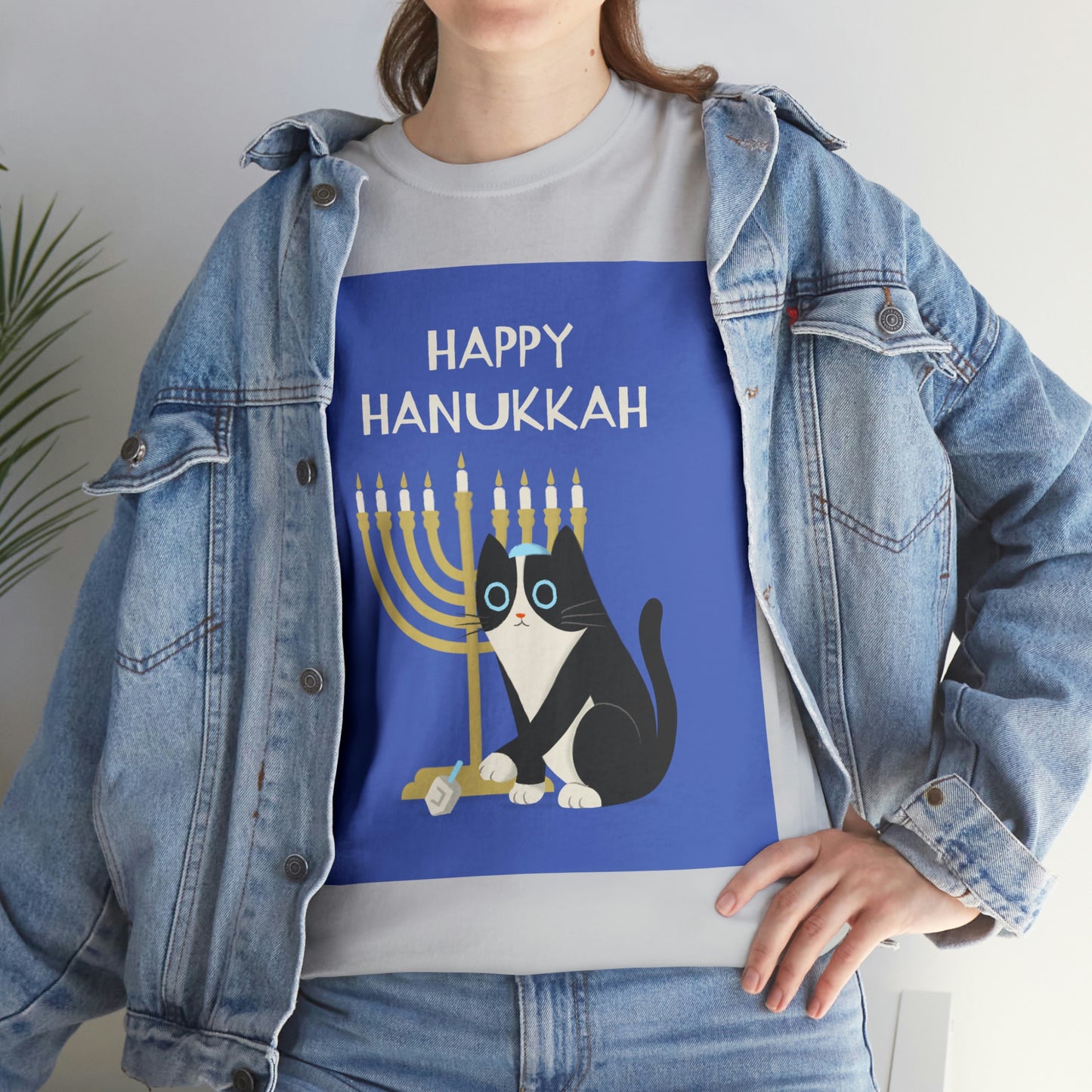 Cat Wishes A Happy Hanukkah