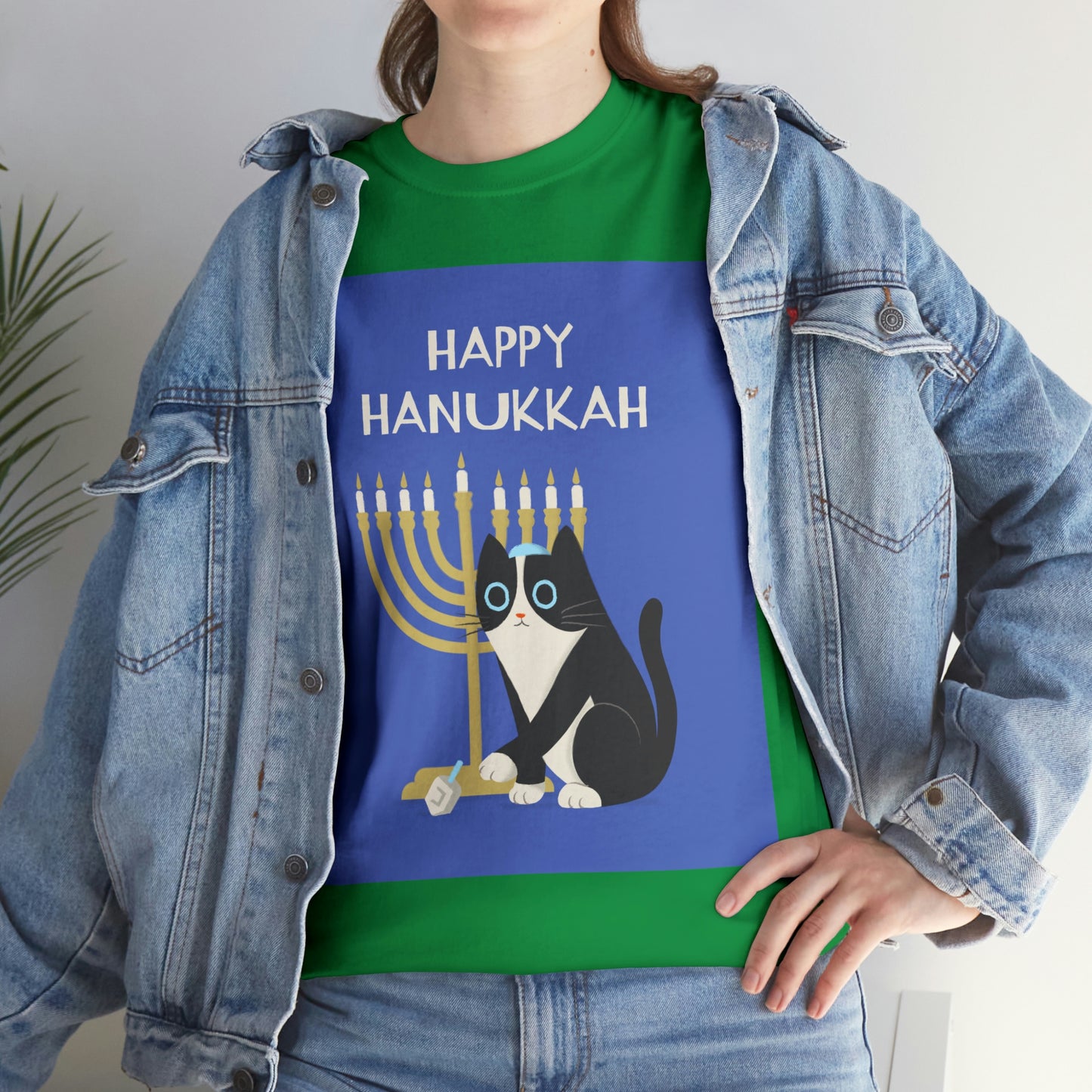 Cat Wishes A Happy Hanukkah