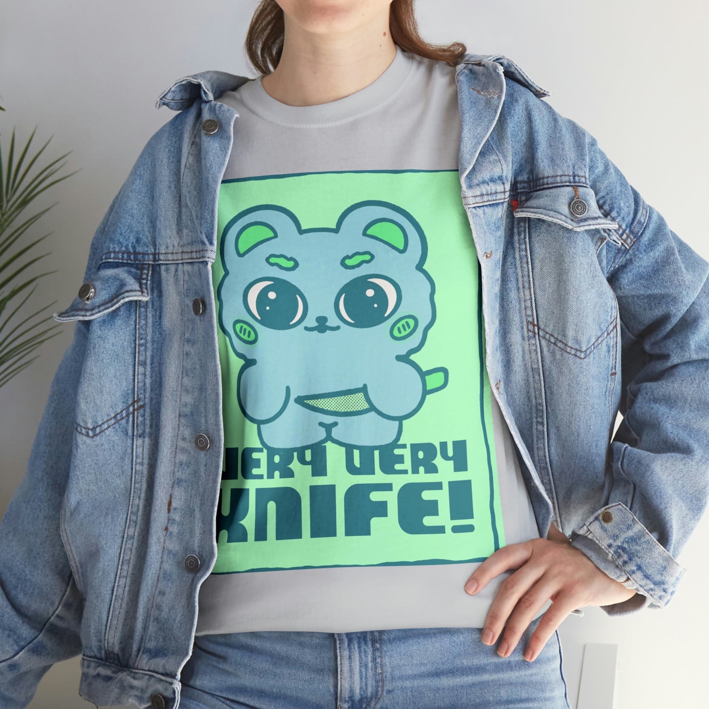 Bear Holds A Knife