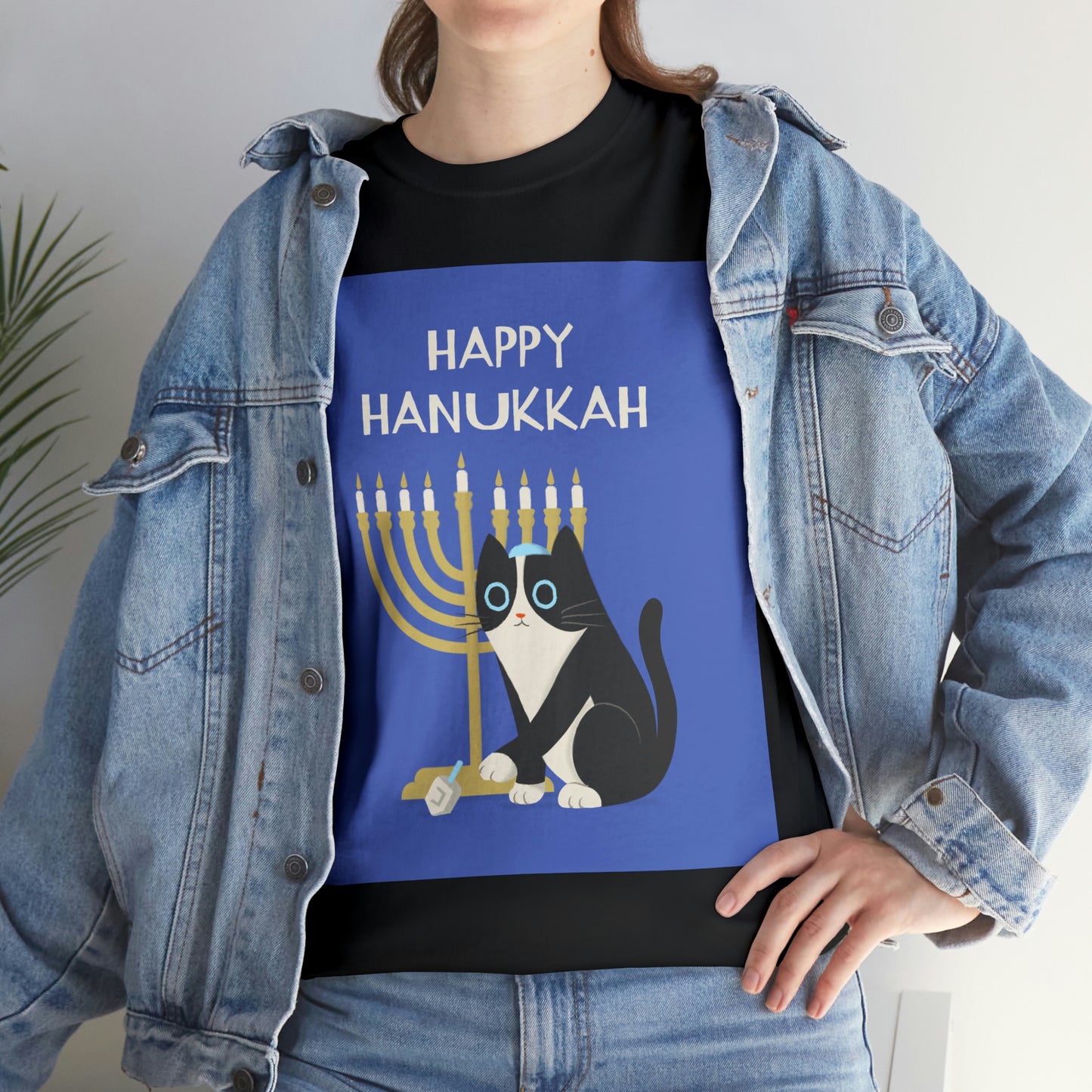 Cat Wishes A Happy Hanukkah