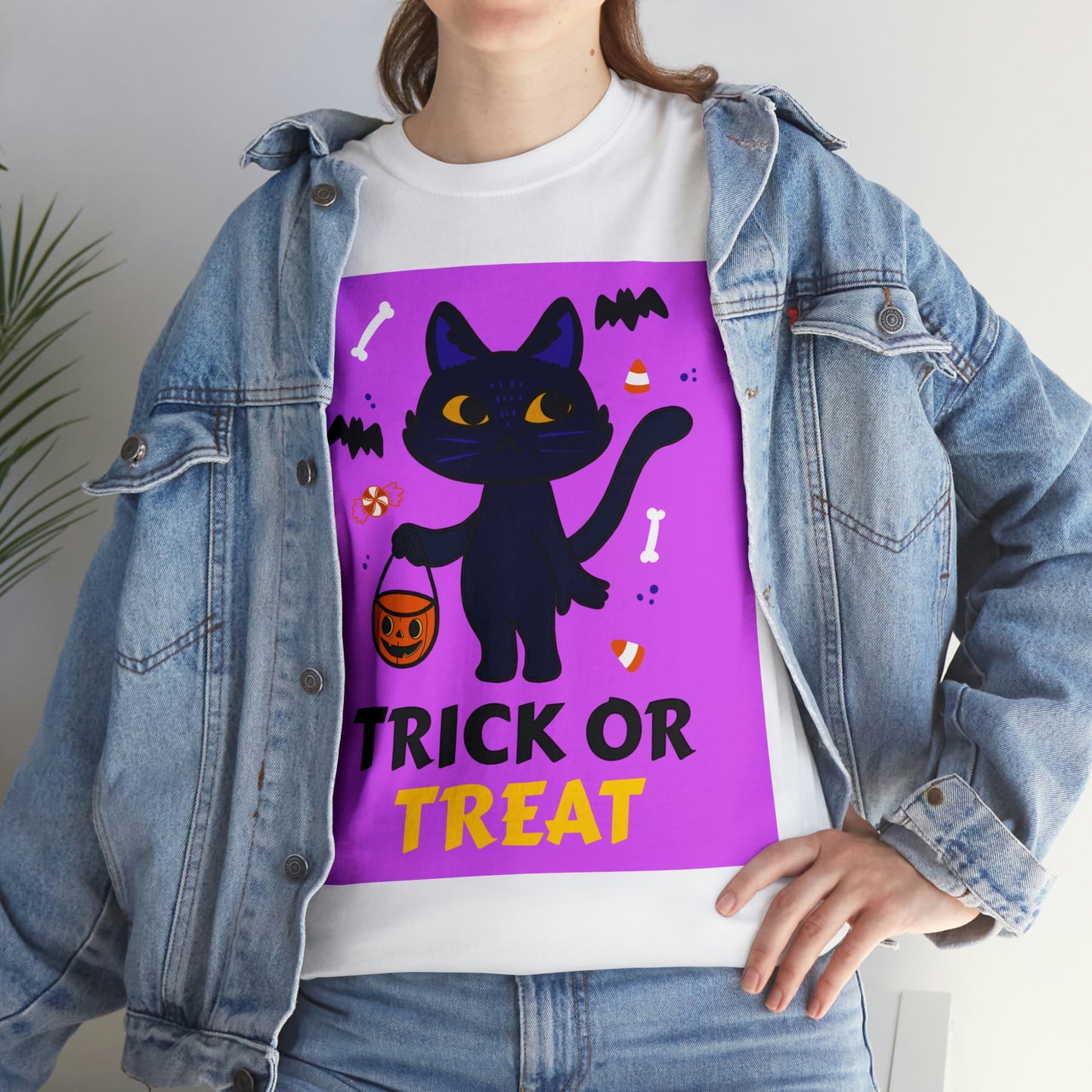 Black Cat Is Ready For The Candies