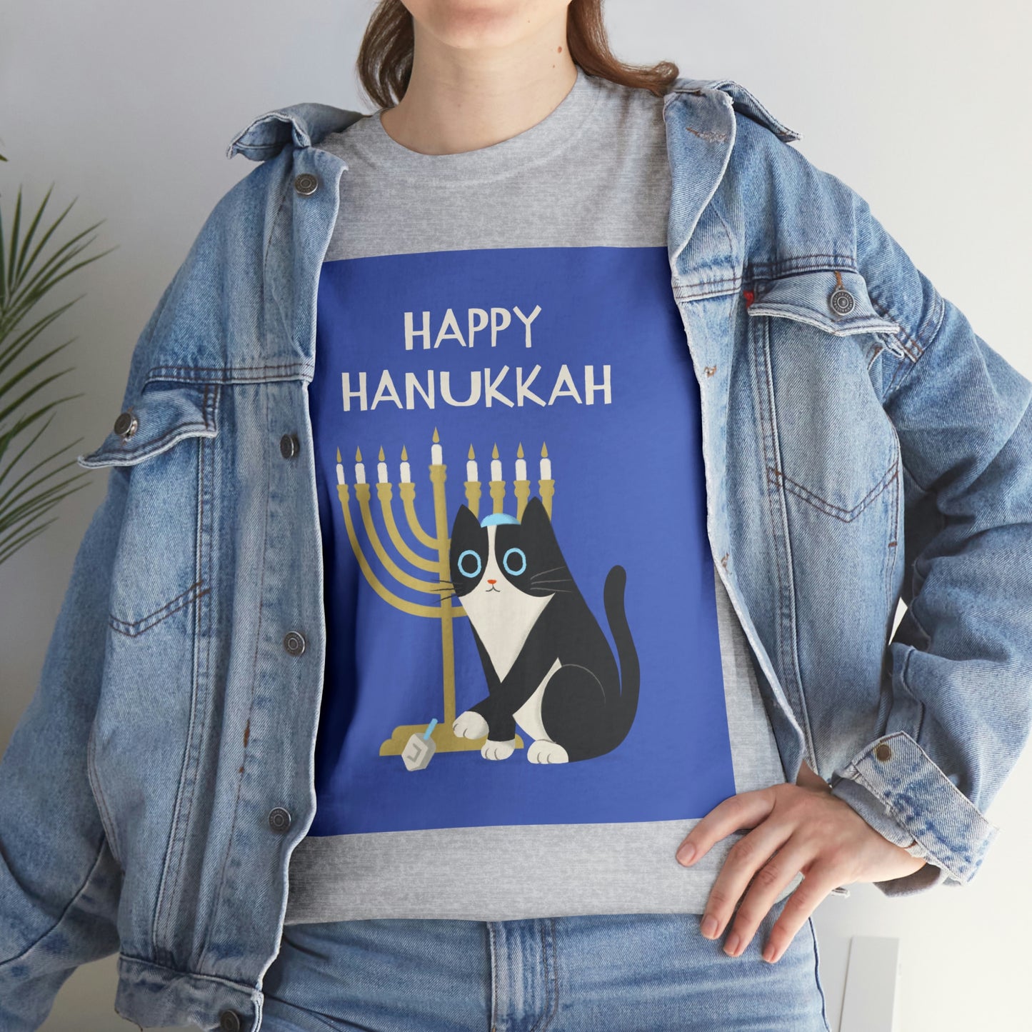 Cat Wishes A Happy Hanukkah